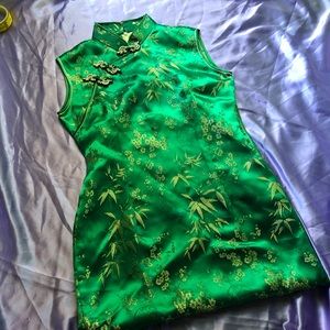 Traditional Green Cheongsam